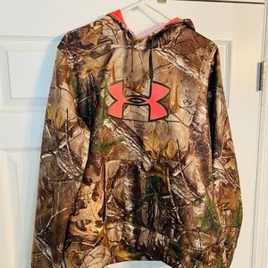 Under armour camo hoodie